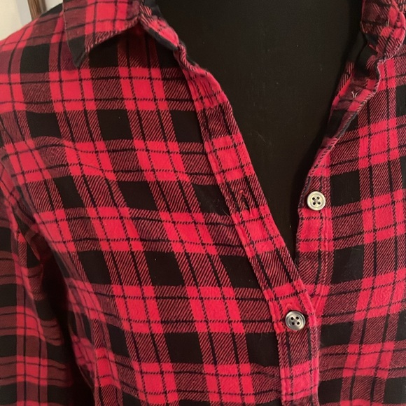 G.H Bass red and black flannel size L - Picture 2 of 5